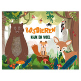 Aspect et toucher - animaux de la forêt