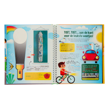 Recherche de véhicules + lampe de poche en carton