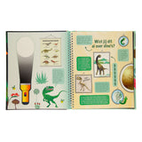 Explorer la forêt de dinosaures + lampe de poche en carton