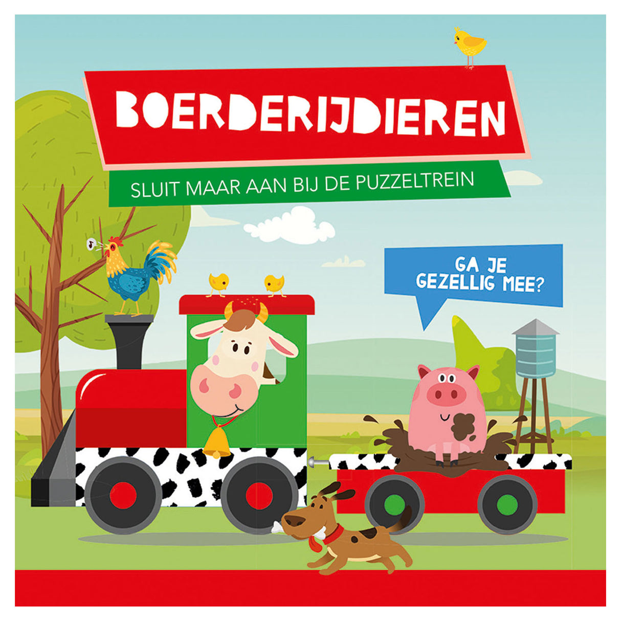 Livre et puzzle des éditeurs de lanternes forment des animaux de la ferme