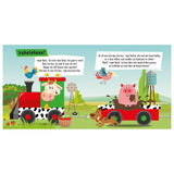 Livre et puzzle des éditeurs de lanternes forment des animaux de la ferme