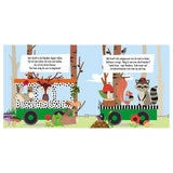 Lanterne éditeurs livre et puzzle train animaux de la forêt