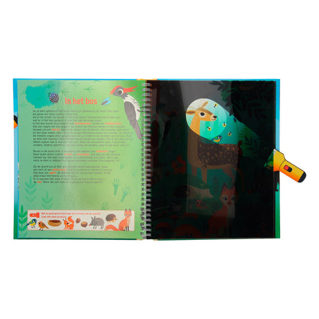 Explorer le monde animal + lampe de poche en carton