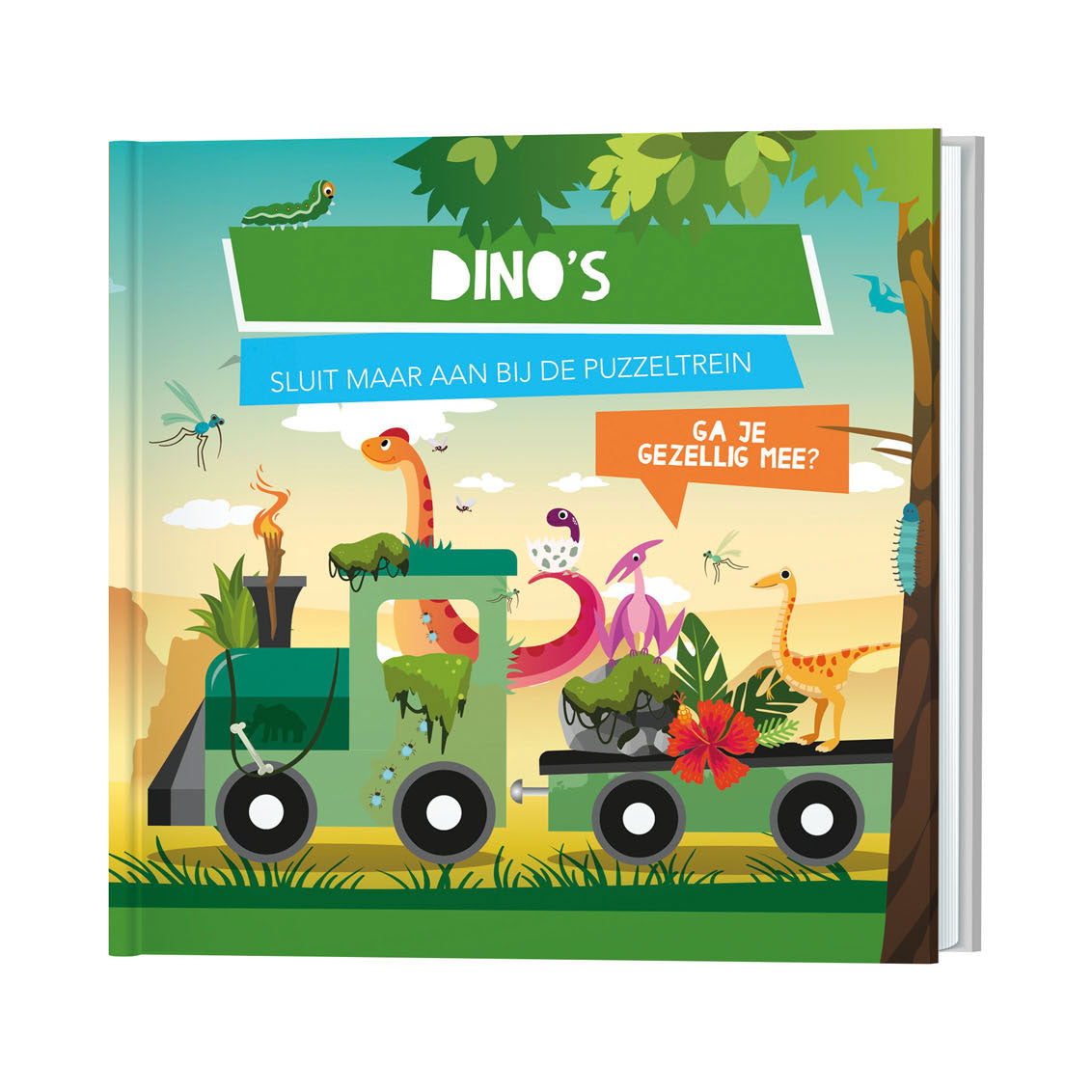Livre et puzzle pour entraîner les dinosaures