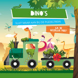 Livre et puzzle pour entraîner les dinosaures
