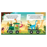 Livre et puzzle pour entraîner les dinosaures