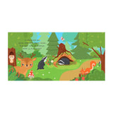 Éditeurs de lanternes, pouvez-vous me trouver ? dans les bois, livre de lecture et 20 cartes mémo