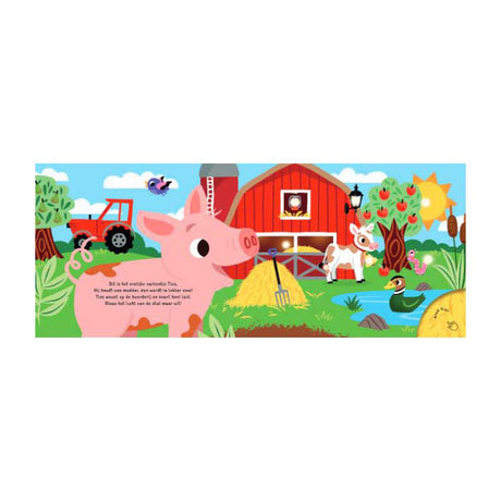Les éditeurs de lanternes dorment bien, le petit s'allume - livre pour tout-petits à la ferme