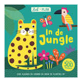 Les éditeurs de lanternes recherchent et collent - dans le livre d'autocollants de la jungle