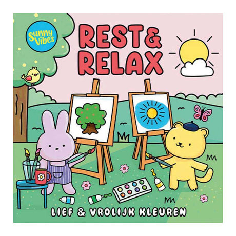 Livre de coloriage des éditeurs de lanternes, ambiance ensoleillée - repos, détente