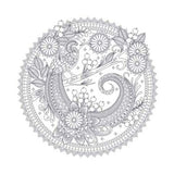 Forêt des éditeurs de lanternes - art du mandala