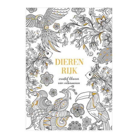 Lanterne éditeurs règne animal - livre de coloriage pour adultes