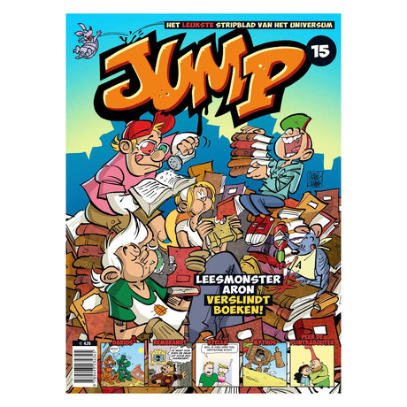 Personnalité de l'éditeur saute le magazine de bandes dessinées 15