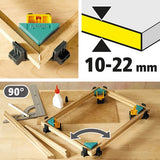 Wolfcraft - pince d'angle 2 pièces - 2 pinces d'angle - 3051000