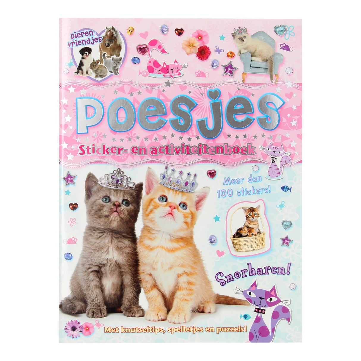 Dyrevenner Pussies Sticking Activity Book