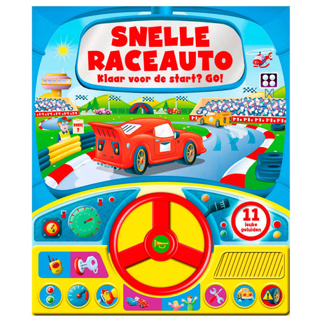 Livre sonore : voiture de course rapide. 3+