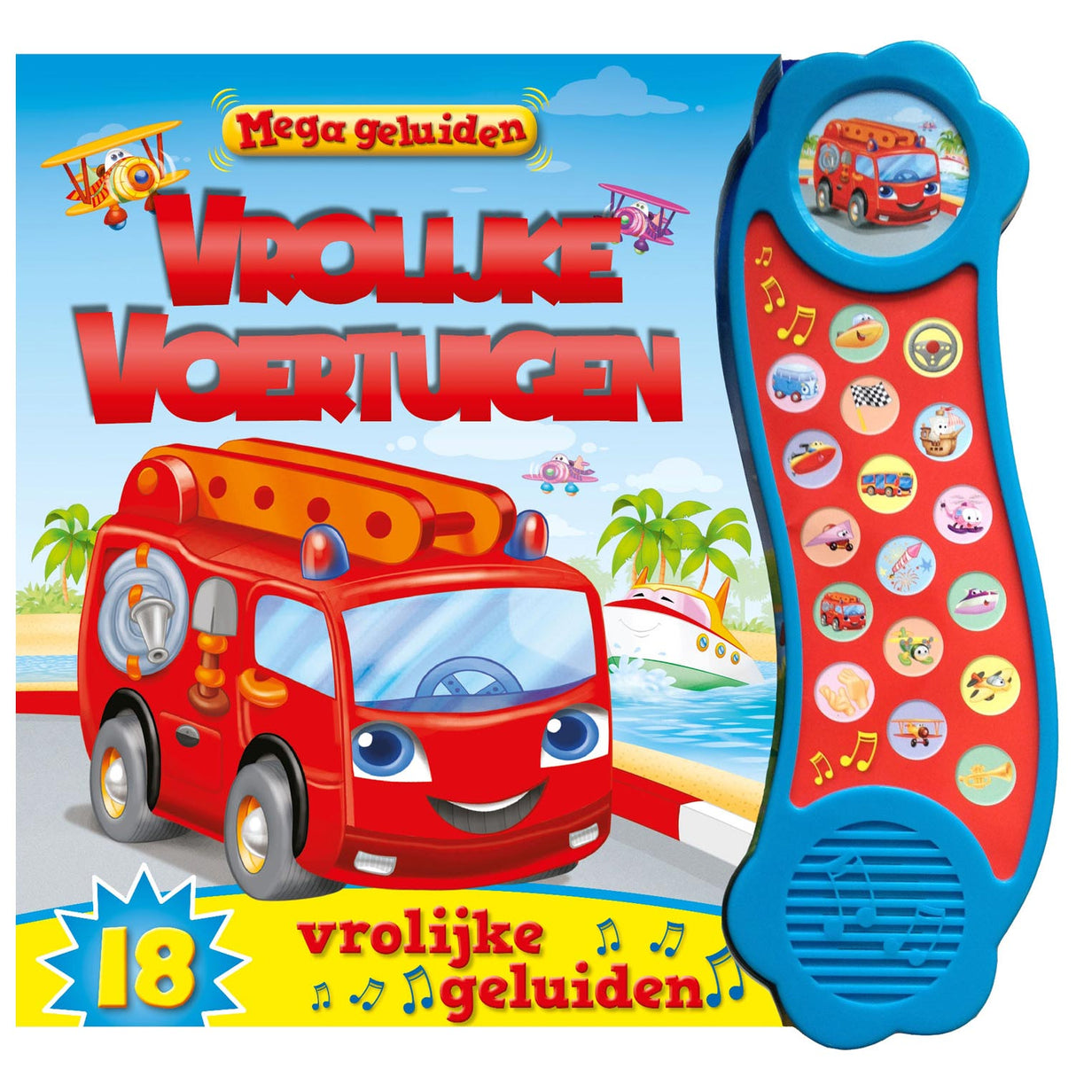 Rebo Publishers Mega Sound Book - cheerful vehicles