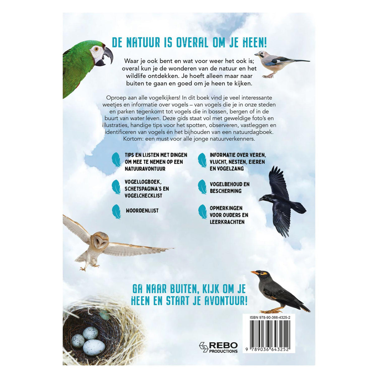 Rebo éditeurs oiseaux - guide et journal nature pour enfants