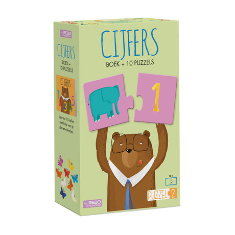 Rebo éditeurs puzzle2 - numéros de livres avec 10 puzzles