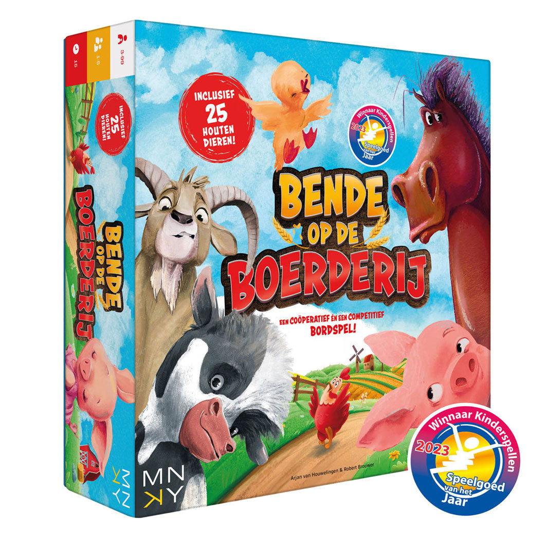 Rebo publishers bende op de boerderij bordspel