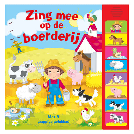 Le livre sonore des éditeurs Rebo chante à la ferme