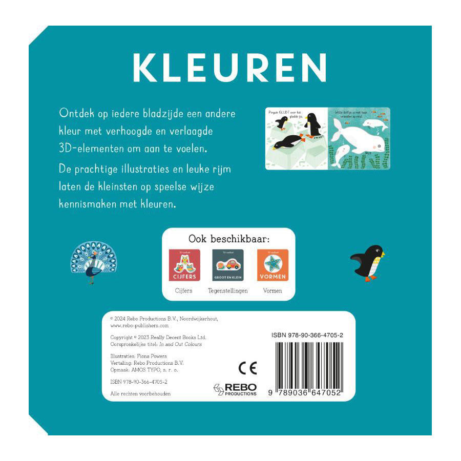 Rebo publishers 3d-voelboek kleuren