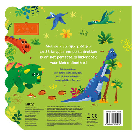 Livre sonore des éditeurs Rebo : Dino World 0+