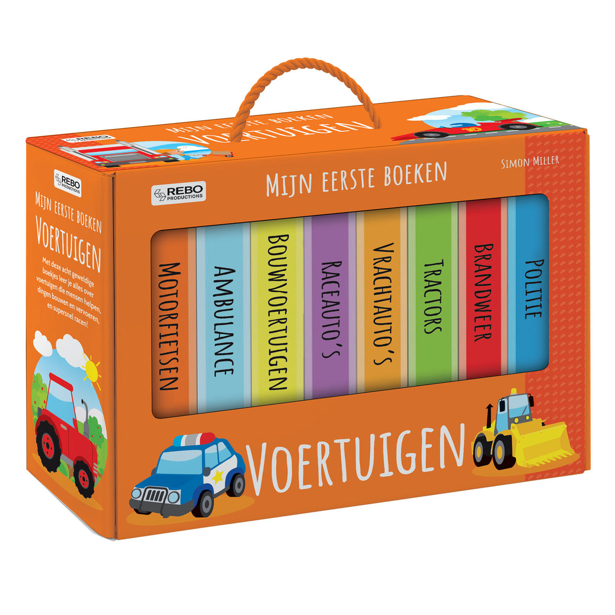 Rebo publishers voertuigen mijn eerste boeken