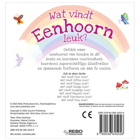 Éditeurs Rebo, qu'est-ce que la licorne aime ?