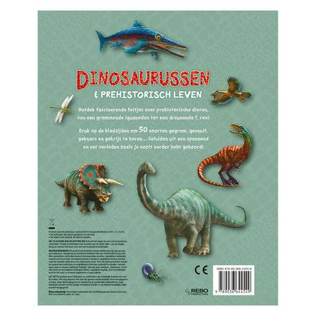 Rebo éditeurs livre sonore dinosaures préhistoire
