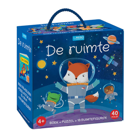Rebo édite le puzzle et le livre spatial. 4+