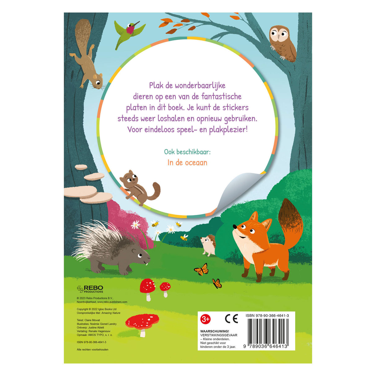 Rebo publishers in de natuur superstickers