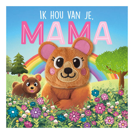 Livre de marionnettes à doigt des éditeurs Rebo : Je t'aime maman. 0+