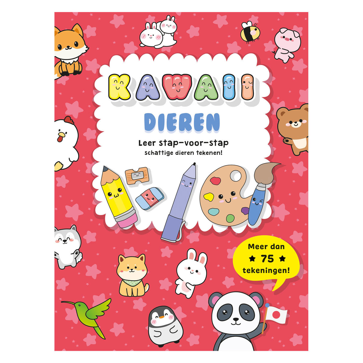 Les animaux kawaii des éditeurs Rebo apprennent à dessiner étape par étape