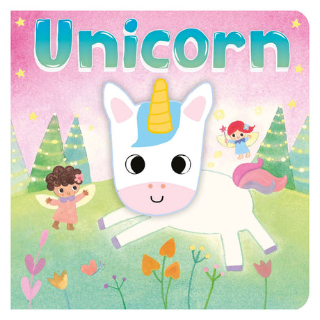 Rebo éditeurs licorne - livre de marionnettes à doigt