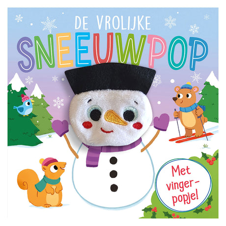 Bonhomme de neige joyeux des éditeurs Rebo - Livre de marionnettes à doigt
