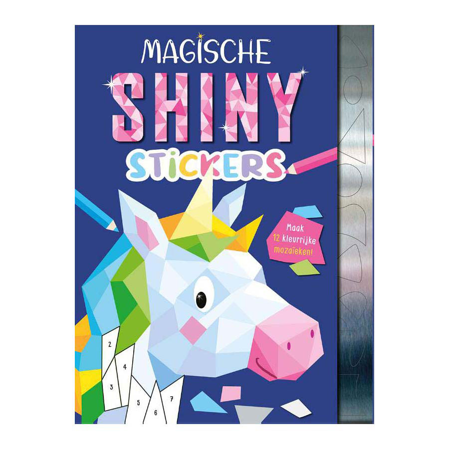 Cool glänzend Sticker Sticker Buch Magical Kreaturen, 12 Mosaik