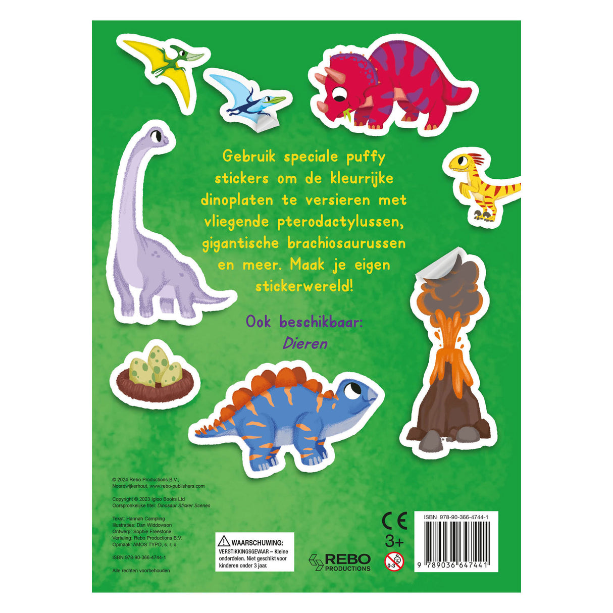 Rebo publishers dino's stickerplezier