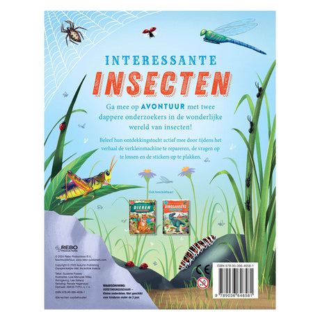 Autocollants d'insectes intéressants des éditeurs Rebo
