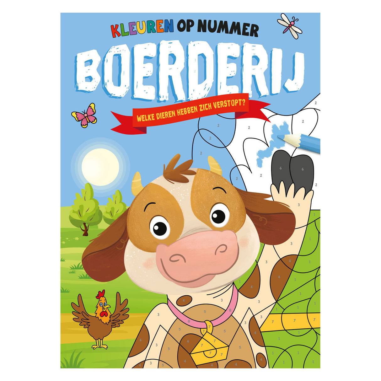 Rebo publishers boerderij kleuren op nummer