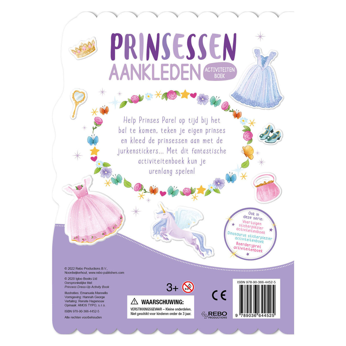 Rebo publishers prinsessen stickerplezier stickerboek