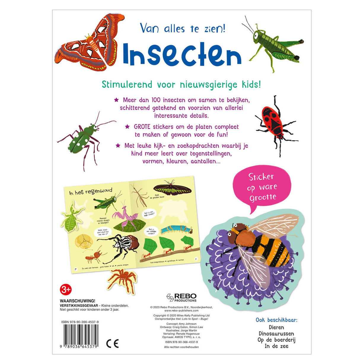 Rebo Publishers Insects: ¡todo para ver!