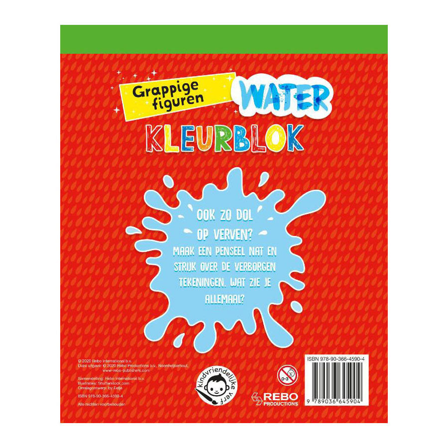 Rebo Publishers Water Color Block Zabawne postacie