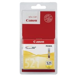 Cartouche d'encre Canon CLI-521Y jaune