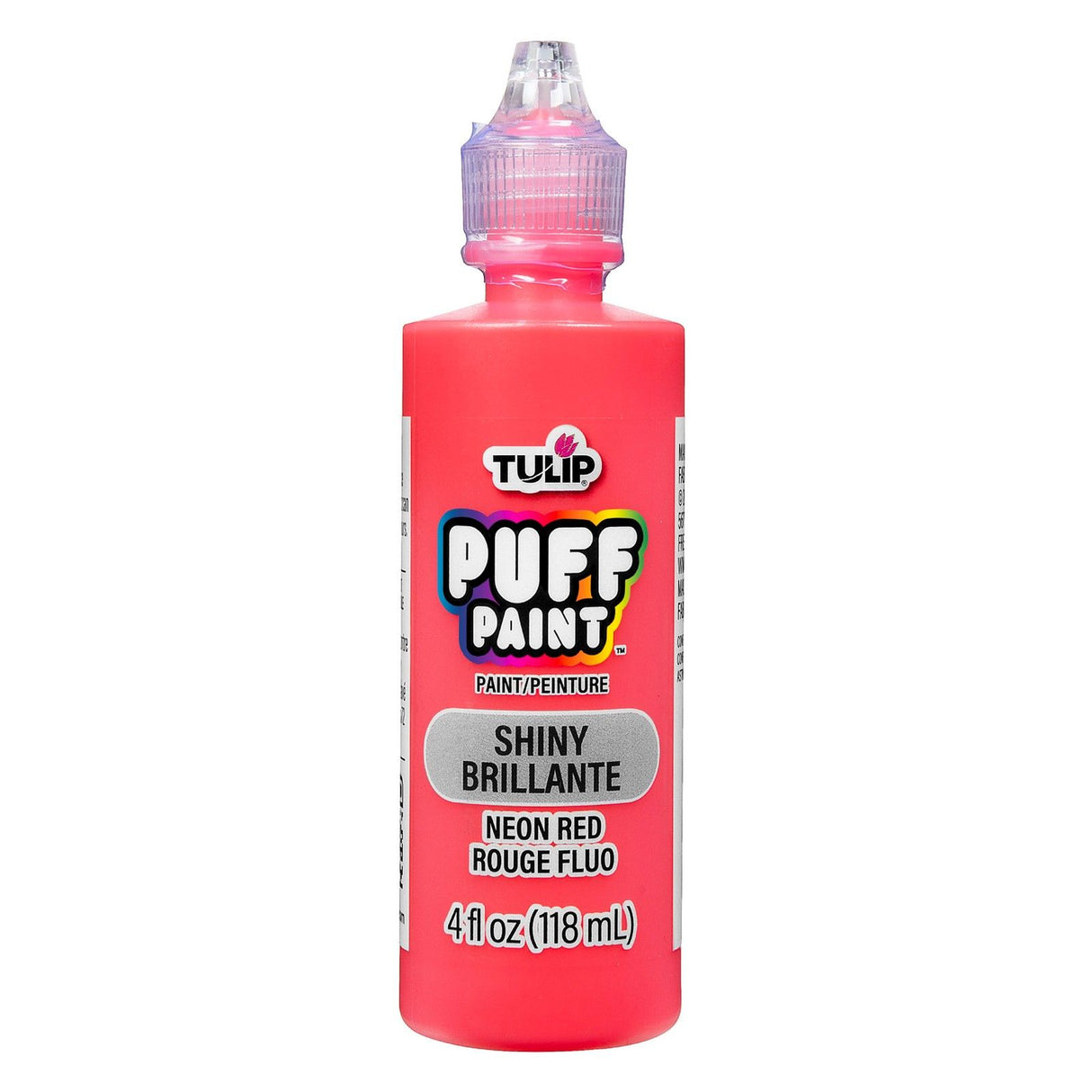 Tulip • houppette de peinture dimensionnelle pour tissu rouge fluo 118ml