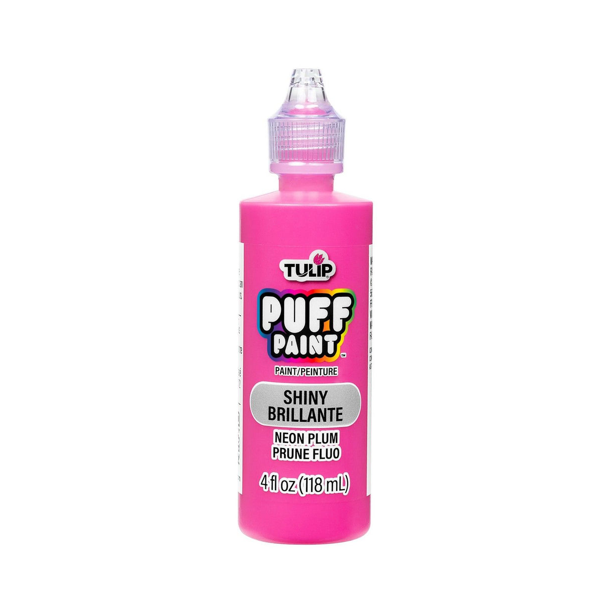 Tulip • houppette de peinture dimensionnelle pour tissu prune fluo 118ml