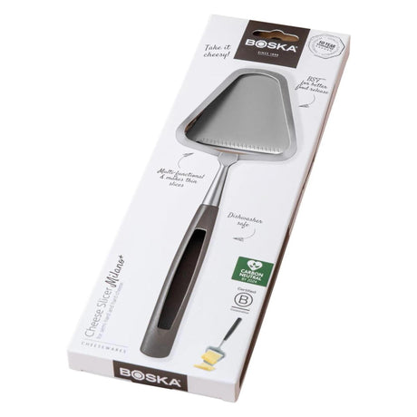 Coupe-fromage Boska Milano+ en acier inoxydable avec manche en plastique 235x75x20mm 78 grammes
