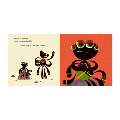 Gottmer anansi l'araignée - jouant dans la forêt