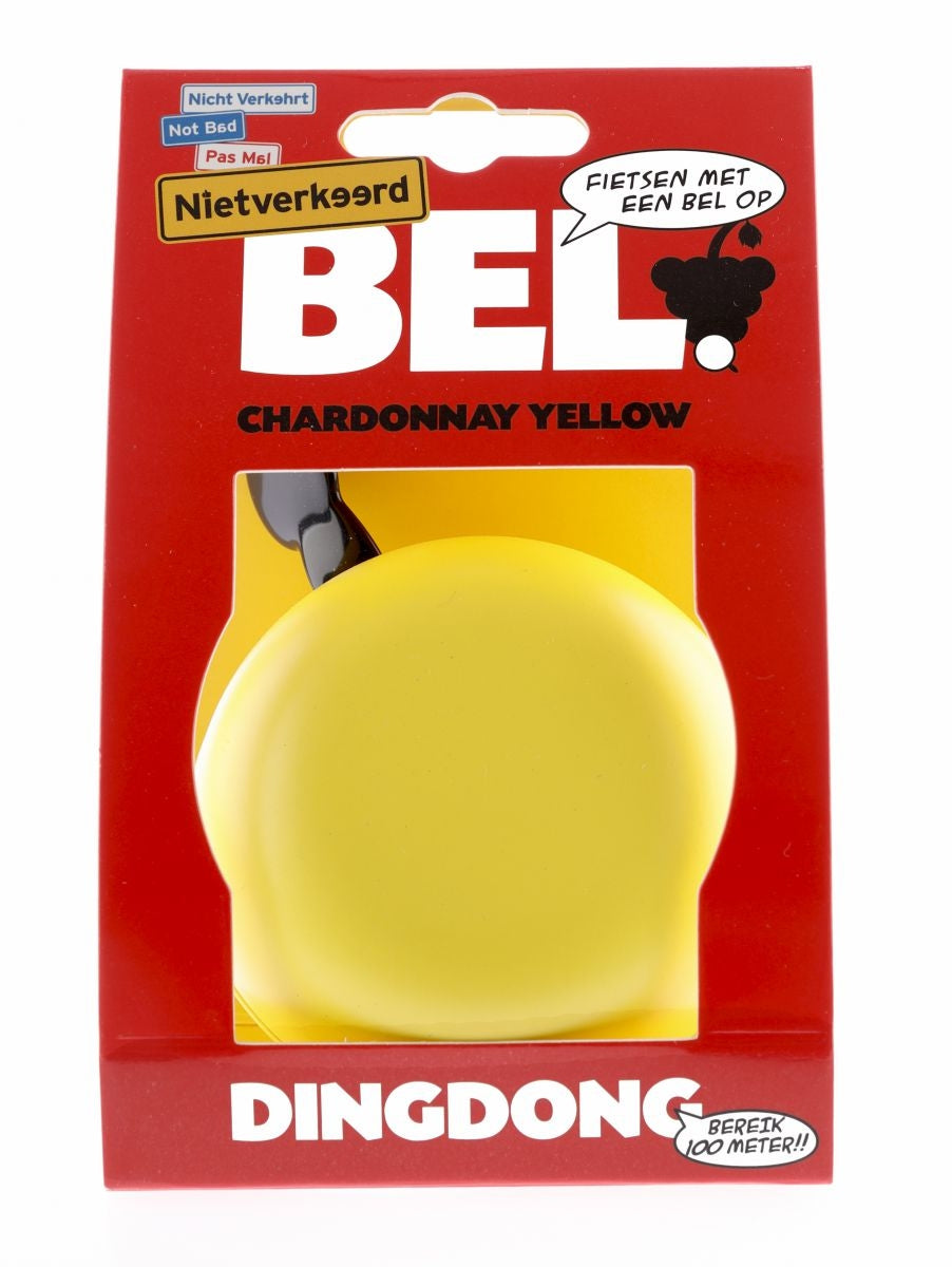 Vëlo Bell Ding-Dong Stahl 8 mm giel