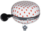 Basil Polkadot BICYLE BELL ROUGE BLANC